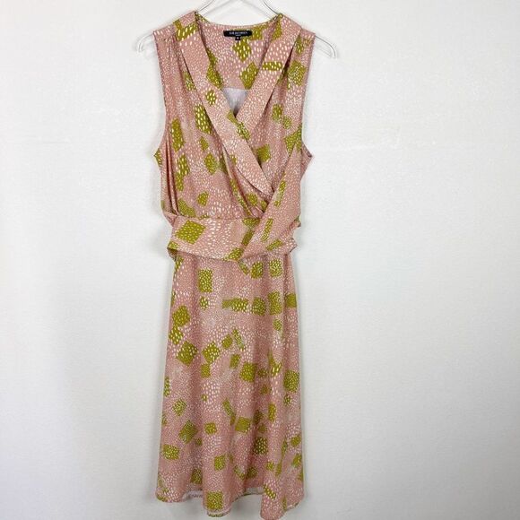 Ilse Jacobsen Dresses & Skirts - Ilse Jacobsen Midi Belted Wrap Printed Dress Size 14